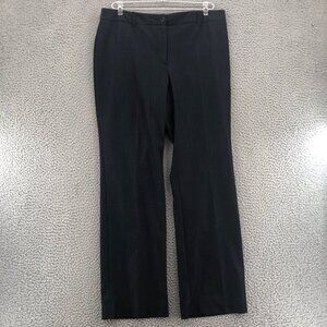 Chicos Pants Womens 1.5 US 10 Short Navy Stretch Tapered Leg Career Office Work